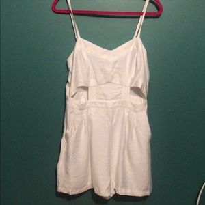 BCBGeneration White Jumpsuit